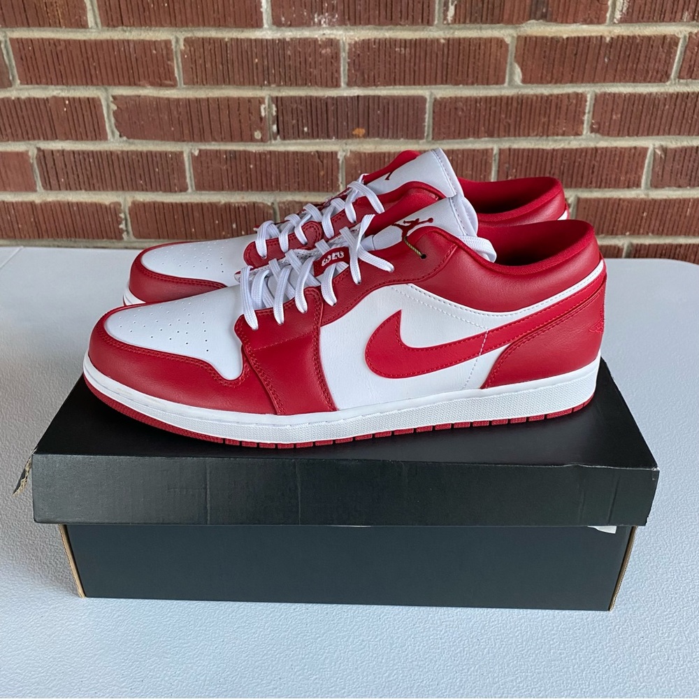Air Jordan 1 Low Gym Red/White Sneakers